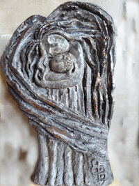 Enge-Zuneigung,bronzef.,36cm